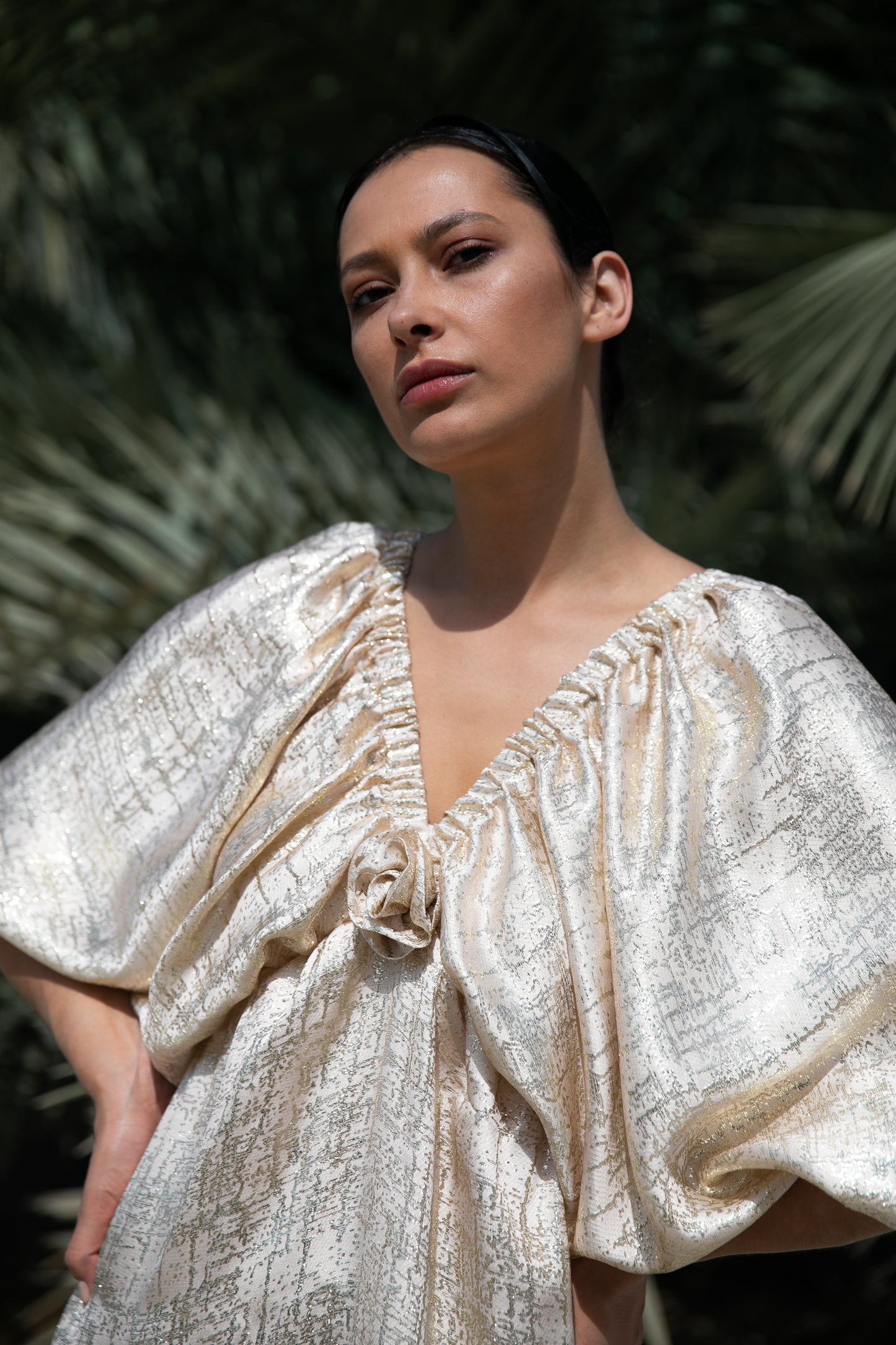 Silk Dress - Off white