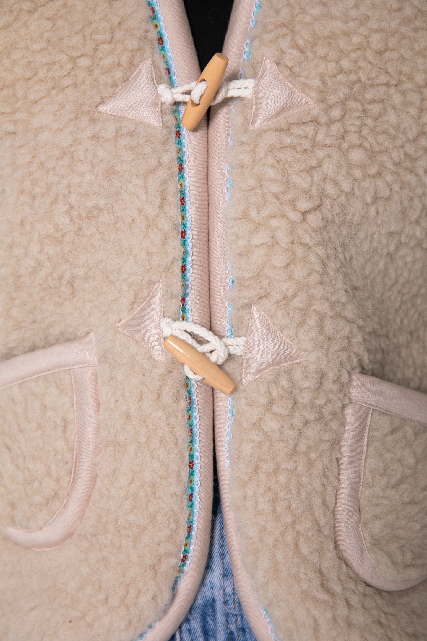 Al Ula Vest - Virgin Wool - Beige