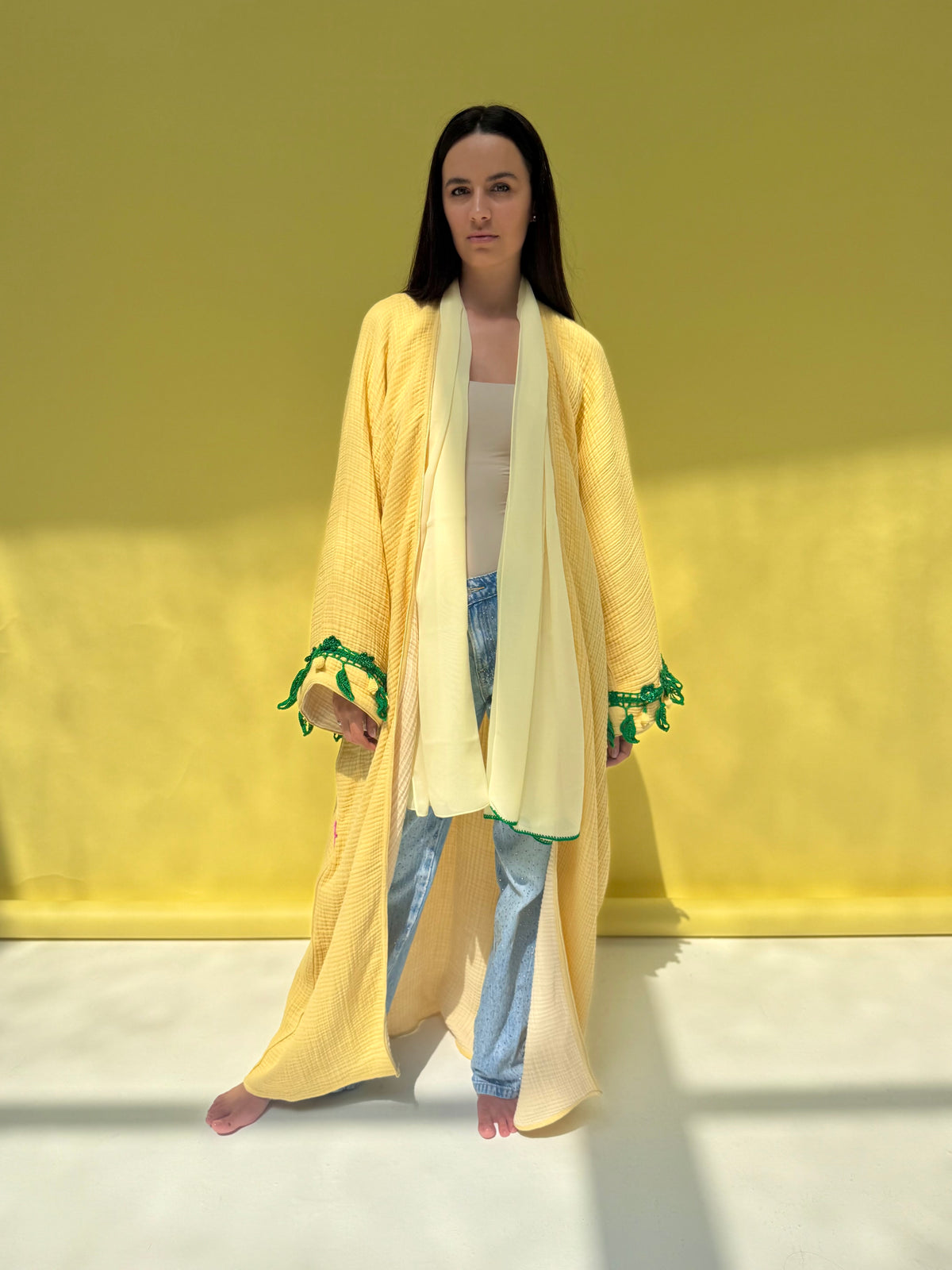 Lemon Drop - Yellow abaya