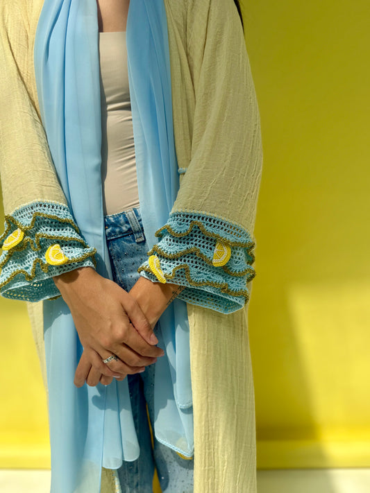 Lemon Drop - Butter abaya