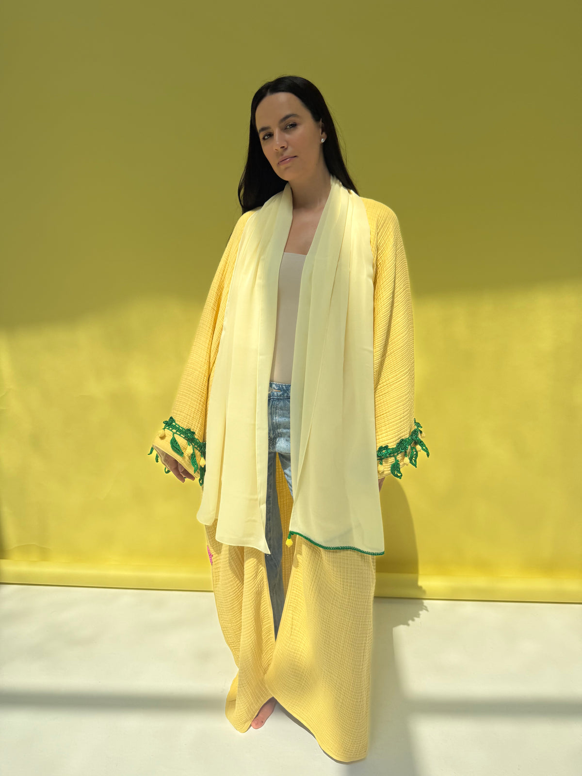 Lemon Drop - Yellow abaya