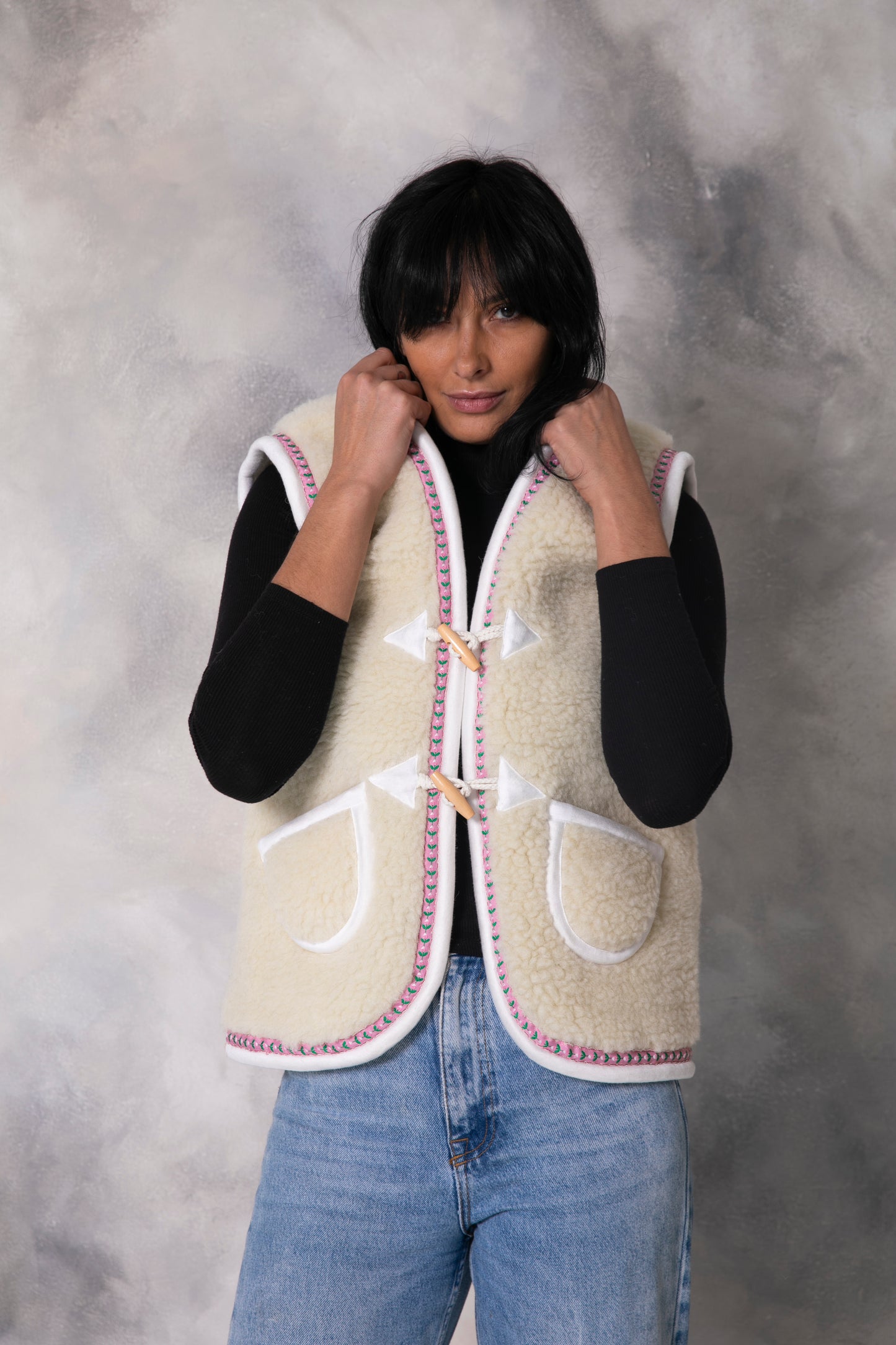 Al Ula Vest - Virgin Wool - White
