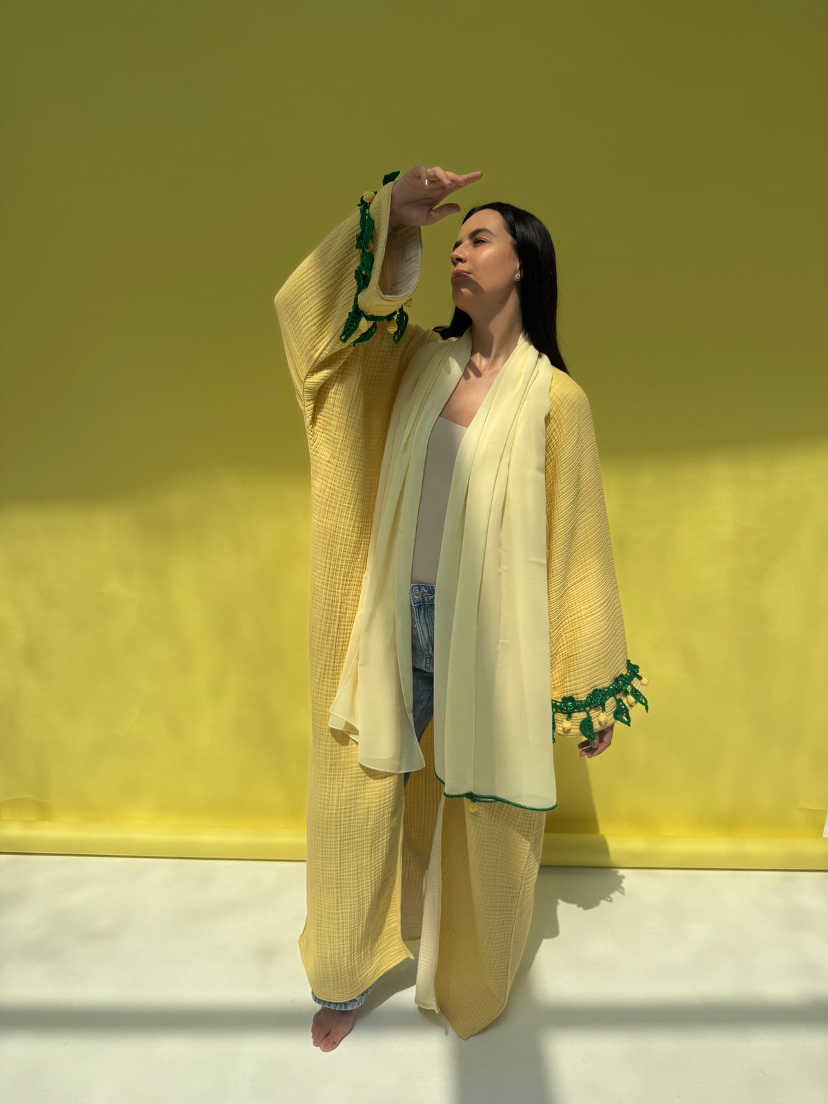 Lemon Drop - Yellow abaya