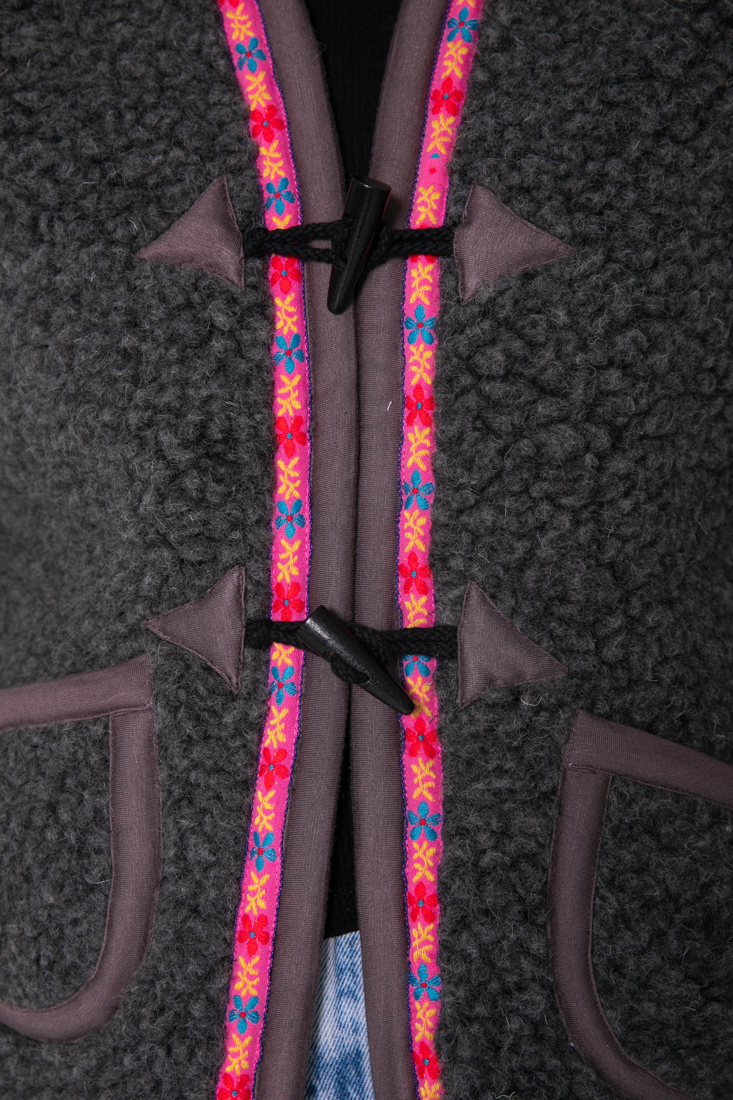 Al Ula Vest - Virgin Wool - Grey