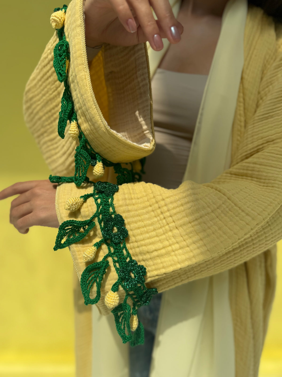 Lemon Drop - Yellow abaya